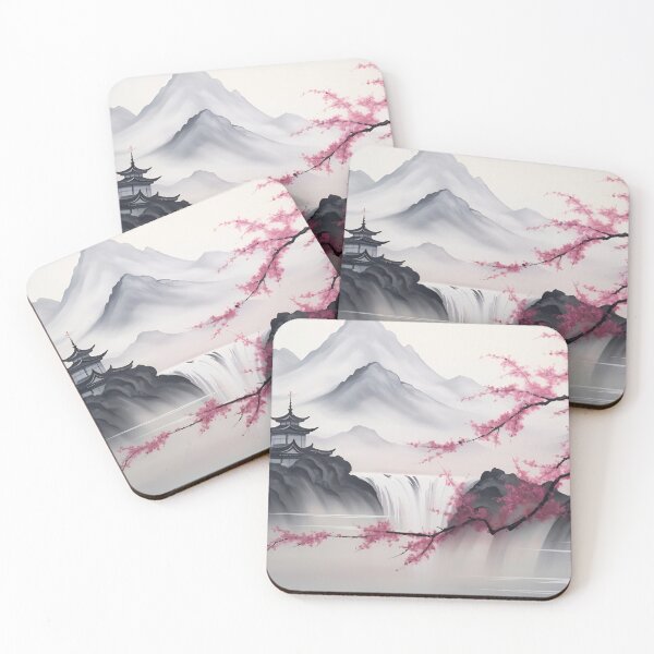 Item preview, Waterfall with tree in foreground designed and sold by anytka.