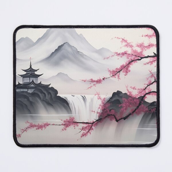 Item preview, Waterfall with tree in foreground designed and sold by anytka.