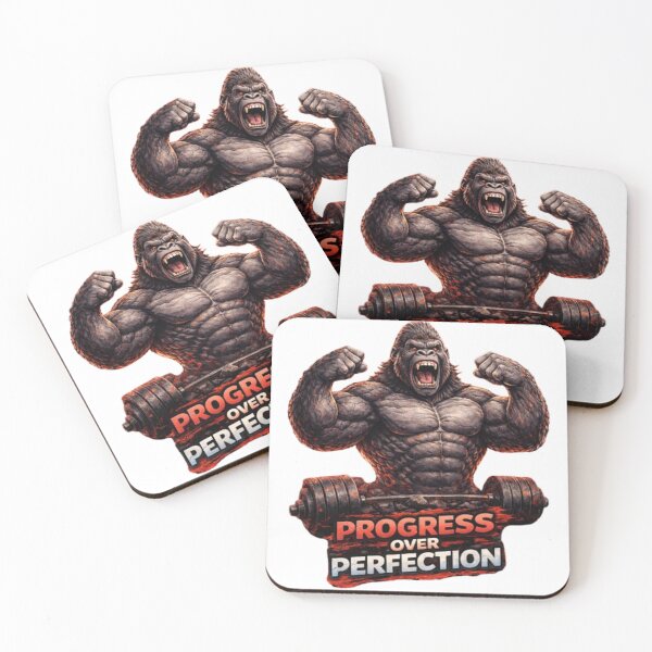 Item preview, Hardcore Gorilla Gym Motivation Design designed and sold by gabeszshop.
