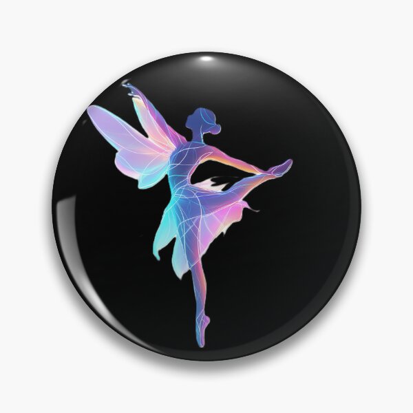 Item preview, Copy of  Neon Ballet dancing girl with wings designed and sold by Kat's Design Hub.