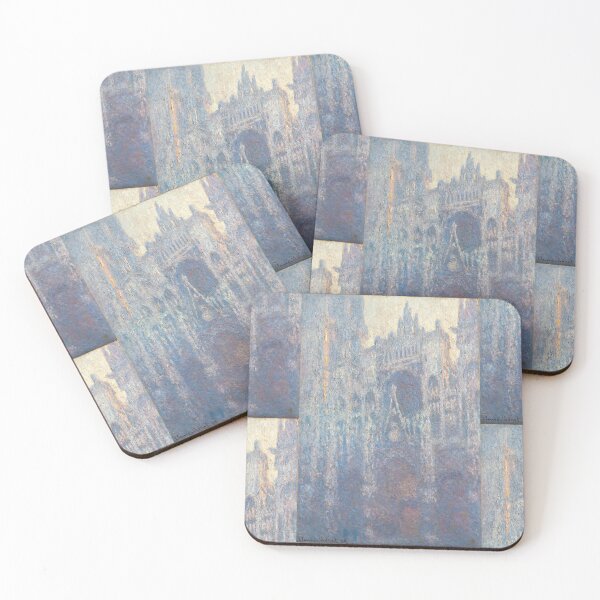 Item preview, Claude Monet Poster: The Portal of Rouen Cathedral in Morning Light: Impressionist Wall Art designed and sold by artofuniverse.