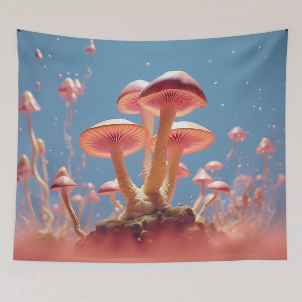 Item preview, Ethereal Underwater Mushroom Scene designed and sold by anytka.