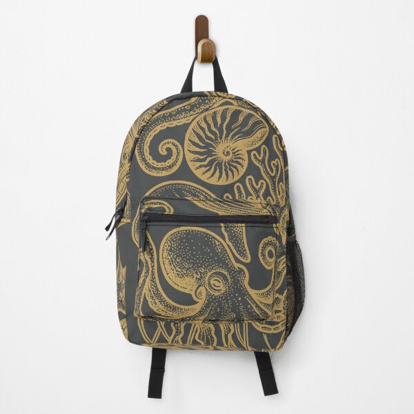 Item preview, Golden Marine Life - Vintage Luxury Engraving designed and sold by DigitalGlade.