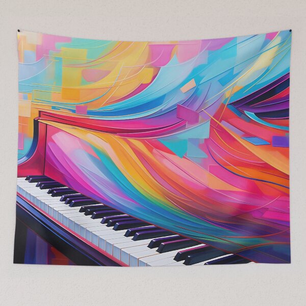 Item preview, Melodic Whirl: Pianistic Vibrance designed and sold by anytka.