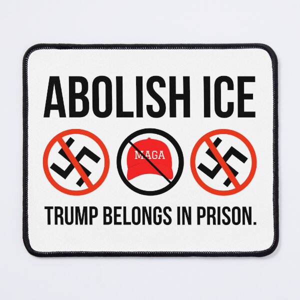 Item preview, Abolish ICE Trump belongs in prison. designed and sold by Rachel the Artist .