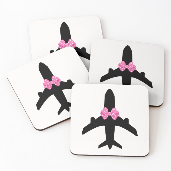 Item preview, Travel is My Favourite Gift - Polka Dot Pink Aviation designed and sold by MirAgi.