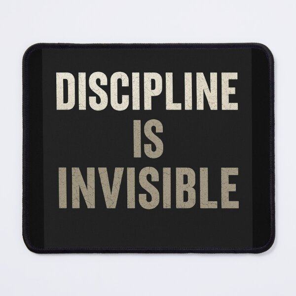 Item preview, Discipline Is Invisible Wall Art | Silent Strength Poster | Minimalist Print designed and sold by NatureNinja.
