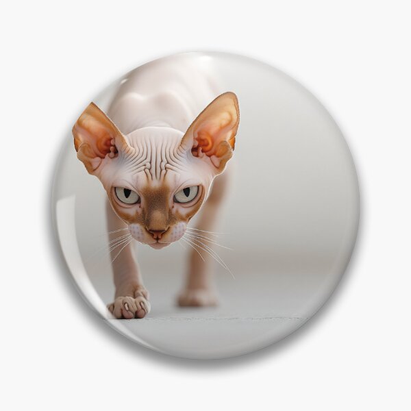 Item preview, Curious sphynx cat exploring indoors designed and sold by anytka.