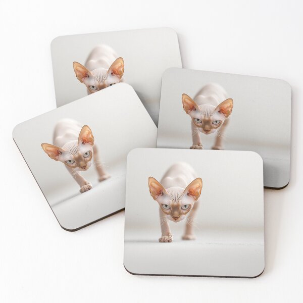 Item preview, Curious sphynx cat exploring indoors designed and sold by anytka.