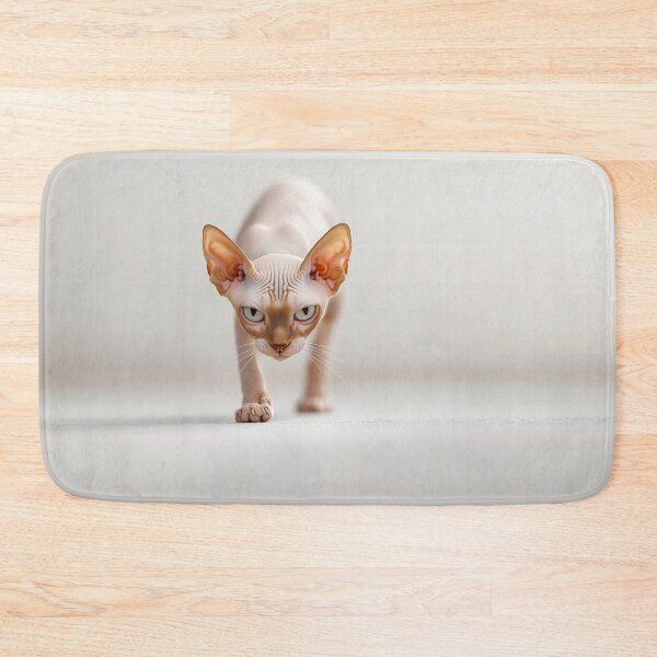 Item preview, Curious sphynx cat exploring indoors designed and sold by anytka.