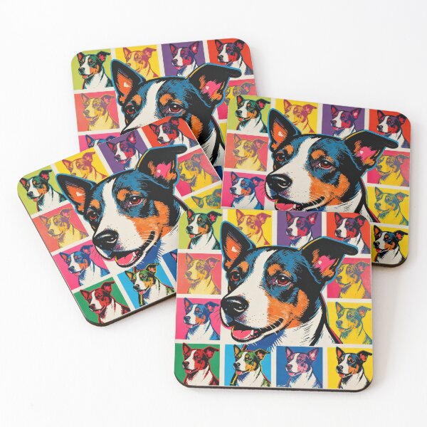 Item preview, Pop Art Dog Portrait - Colorful Warhol Style Animal Art designed and sold by Simple Nature Studio.
