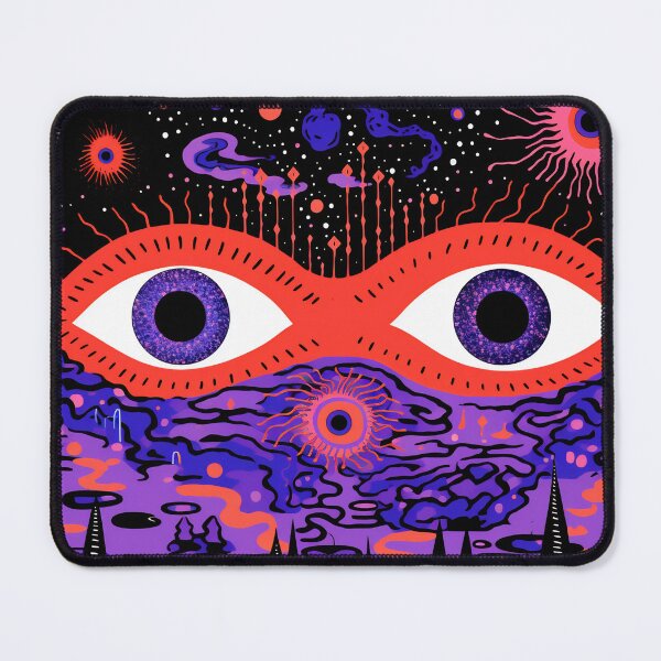 Item preview, Trippy and psychedelic artwork. Surreal illustration in vivid multicolors designed and sold by anytka.