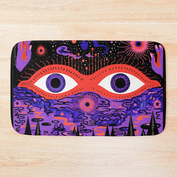 Item preview, Trippy and psychedelic artwork. Surreal illustration in vivid multicolors designed and sold by anytka.