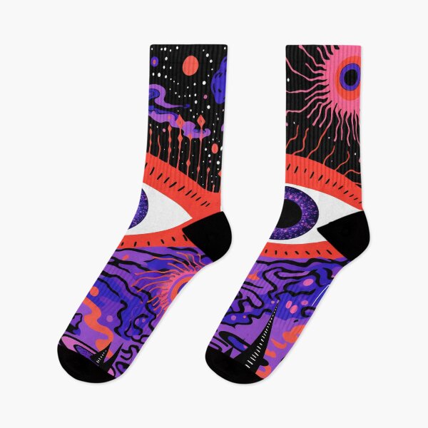 Item preview, Trippy and psychedelic artwork. Surreal illustration in vivid multicolors designed and sold by anytka.