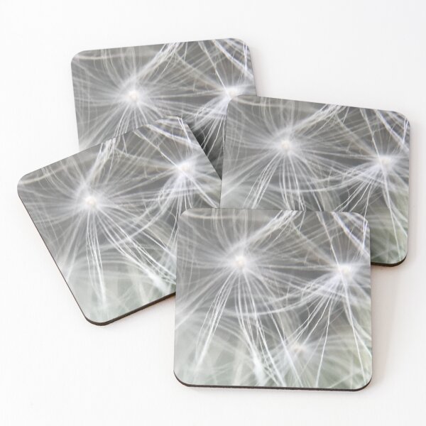 Item preview, Dandelion Achenes – Delicate White Pappus in Abstract Motion designed and sold by Artondra Hall.