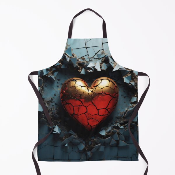 Item preview, Shattered Love: Heart Breaking Through Wall designed and sold by anytka.