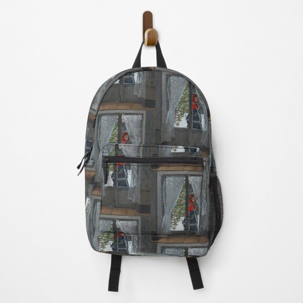 Item preview, The Red Kerchief by Claude Monet: Winter Window Impressionist Art Poster designed and sold by artofuniverse.