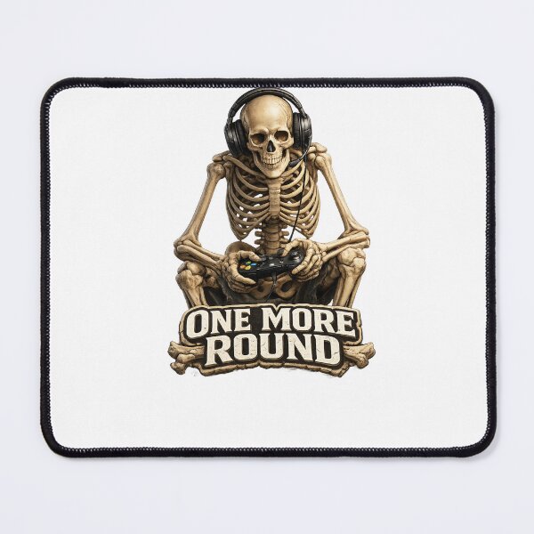 Item preview, Dead Serious Gamer – Skeleton Gaming Art designed and sold by PRfoxy.