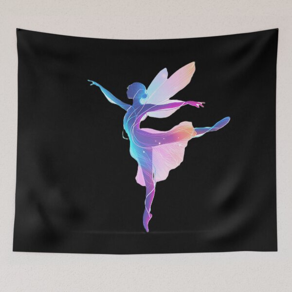 Item preview, Neon beautifull  girl fairy dance with wings   designed and sold by Kat's Design Hub.