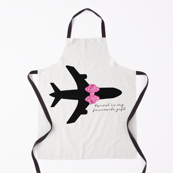 Item preview, Travel is My Favourite Gift - Polka Dot Pink Aviation designed and sold by MirAgi.