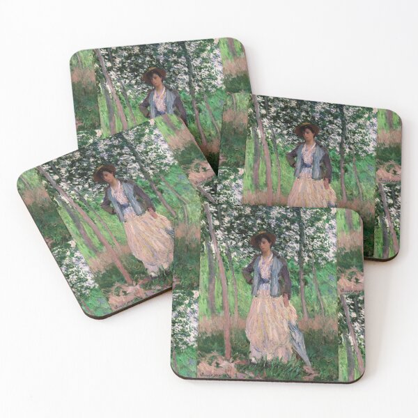 Item preview, The Stroller by Claude Monet: Impressionist Fine Art Poster designed and sold by artofuniverse.