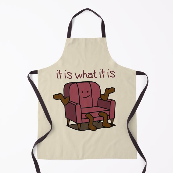 Item preview, It Is What It Is Shrugs The Red Chair designed and sold by ellenhenry.