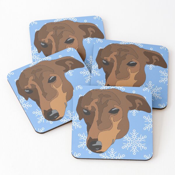 Item preview, Copy of Copy of Greyhound winter pattern designed and sold by LeahcarsArt.