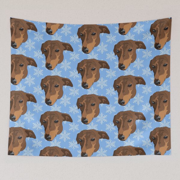 Item preview, Copy of Copy of Greyhound winter pattern designed and sold by LeahcarsArt.