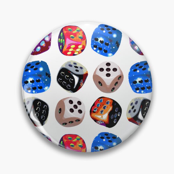 Item preview, Colorful Dice Pattern | Playing Dice Design designed and sold by ZorianArt.