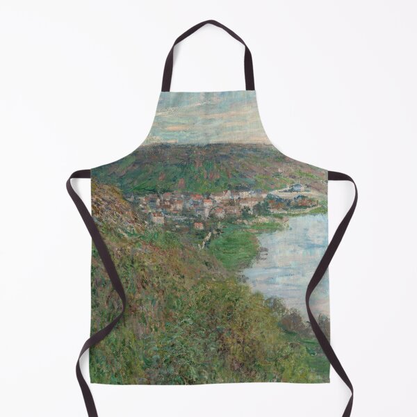 Item preview, View of Vetheuil by Claude Monet: Tranquil French Riverside Landscape Poster designed and sold by artofuniverse.