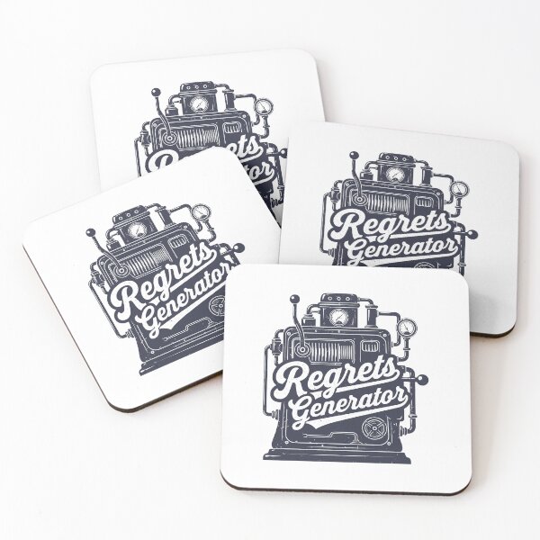 Item preview, Regrets Generator - Sarcastic Vintage Industrial Machine designed and sold by AnAzArt.