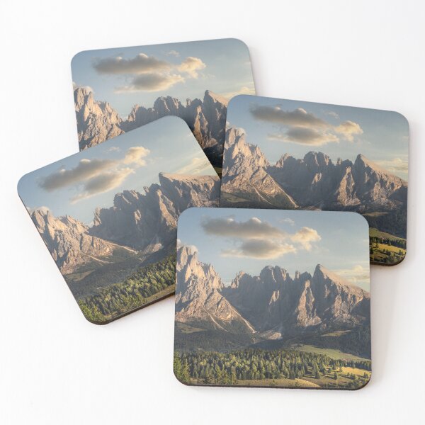 Item preview, Seiser Alm Sunset and the Majestic Langkofel Peaks, Dolomites designed and sold by Stefano Orazzini.