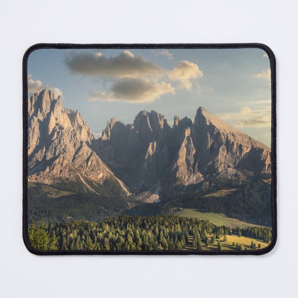 Item preview, Seiser Alm Sunset and the Majestic Langkofel Peaks, Dolomites designed and sold by Stefano Orazzini.