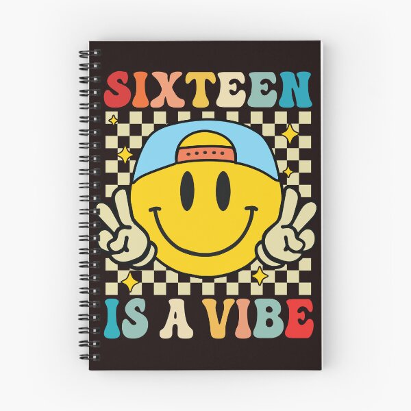 Item preview, Sixteen is a Vibe 16th Birthday Groovy Boys Girls 16 Years Old designed and sold by Night Forest.