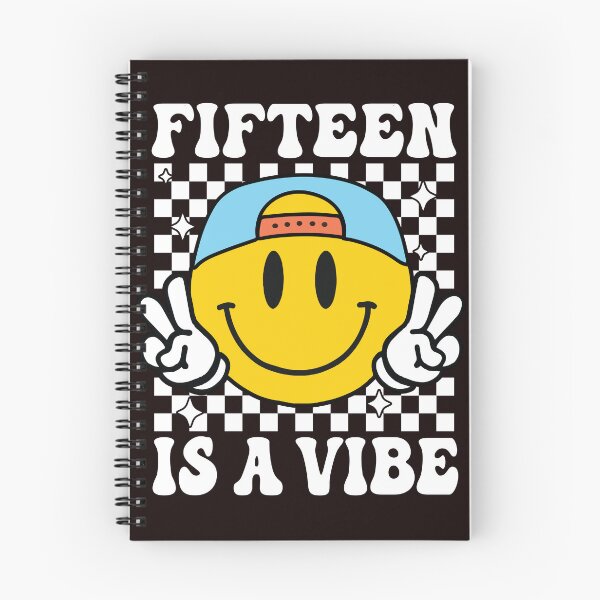 Item preview, Fifteen is a Vibe 15th Birthday Groovy Boys Girls 15 Years Old designed and sold by Night Forest.