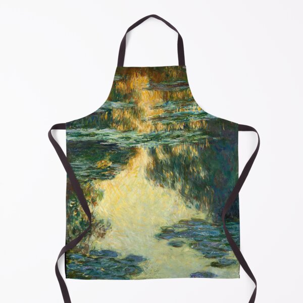 Item preview, Water Lilies by Claude Monet: Vertical Impressionist Water Garden Poster designed and sold by artofuniverse.