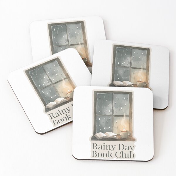 Item preview, Rainy Day Book Club Cozy Reading Sticker designed and sold by OrikuStudio.