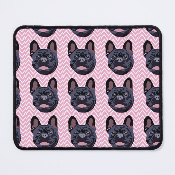Item preview, Frenchie with stripy pattern designed and sold by LeahcarsArt.