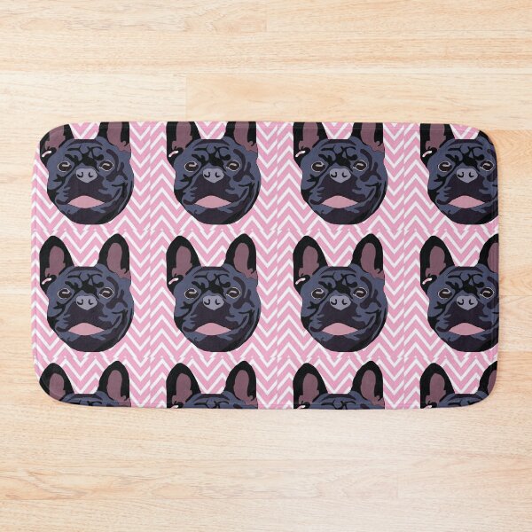 Item preview, Frenchie with stripy pattern designed and sold by LeahcarsArt.