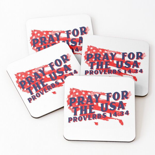 Item preview, PRAY FOR THE USA | PROVERBS 14:34  designed and sold by Mrs. Kizzy Gillis Heavenly-Merch.