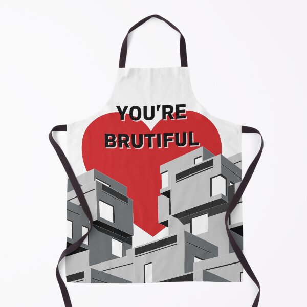 Item preview, Habitat 67 - You're Brutiful Black and White / Monochrome designed and sold by sketchingarchi.