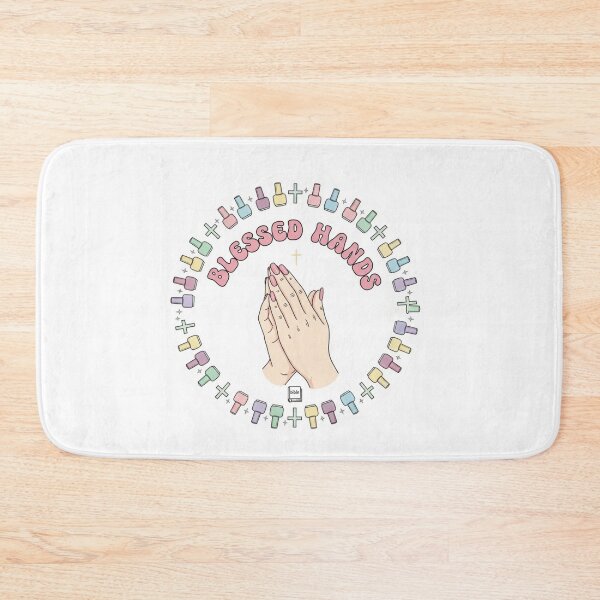 Item preview, Blessed Hands – Christian Nail Tech Pastel Sticker Design designed and sold by Illustrated Faith.