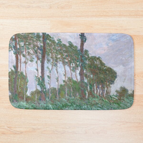Item preview, Wind Effect Series of the Poplars by Claude Monet: Impressionist Landscape Poster designed and sold by artofuniverse.