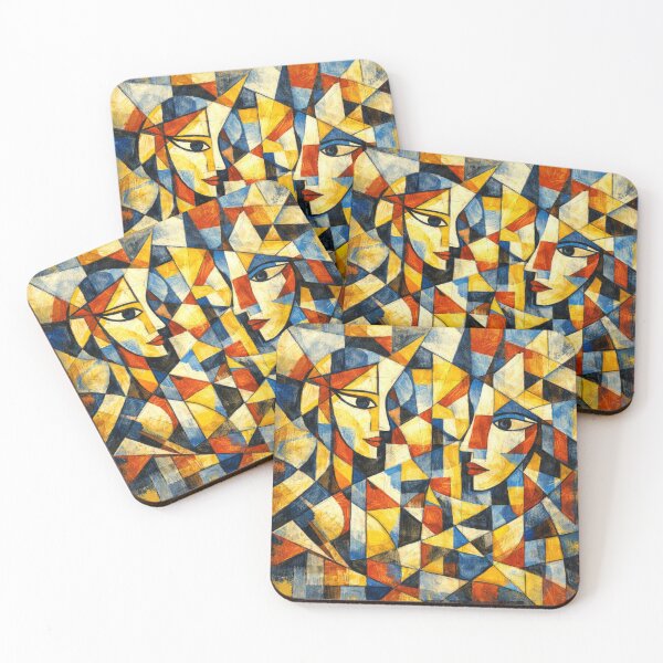 Item preview, Faces in fragmented light designed and sold by BlueBerry45.
