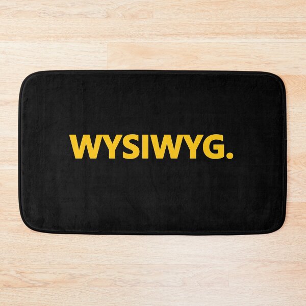 Item preview, WYSIWYG. - Yellow on Black designed and sold by DFNJ.