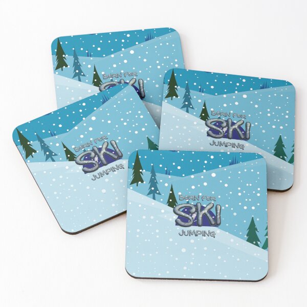 Item preview, Born for Ski Jumping designed and sold by teepossible.
