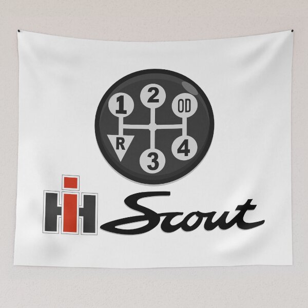 Item preview, International Harvested Shift Knob Scout Overdrive designed and sold by TeesbyAharon.