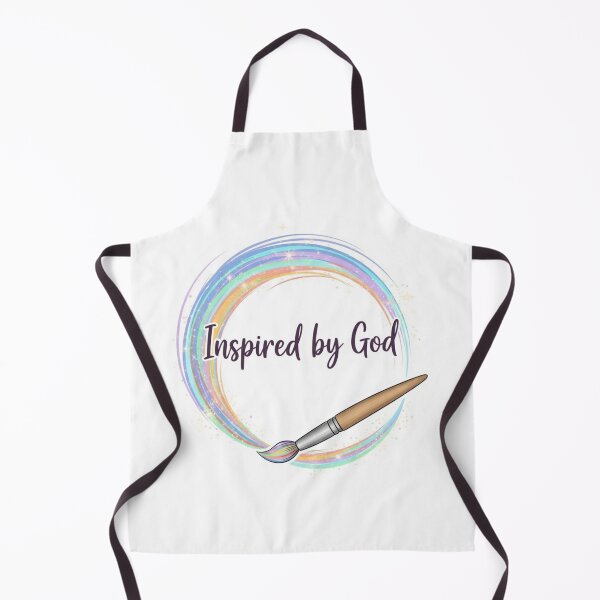 Item preview, Inspired by God – Christian Artist Pastel Paint Brush Sticker designed and sold by Illustrated Faith.