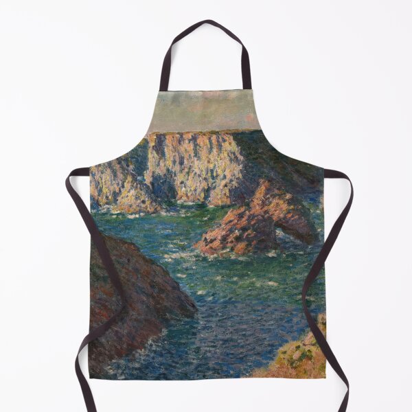 Item preview, Les Rochers De Belle Ile by Claude Monet: Impressionist Coastal Seascape Poster designed and sold by artofuniverse.