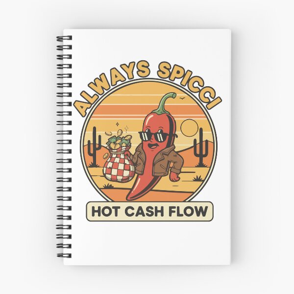 Item preview, Always Spicci - Hot Cash Flow Red Chili Pepper Logo designed and sold by Chilivibes.